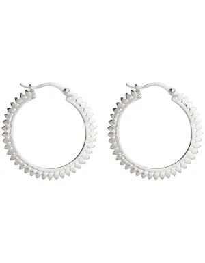 Radiance Hoop Earring Silver E6997