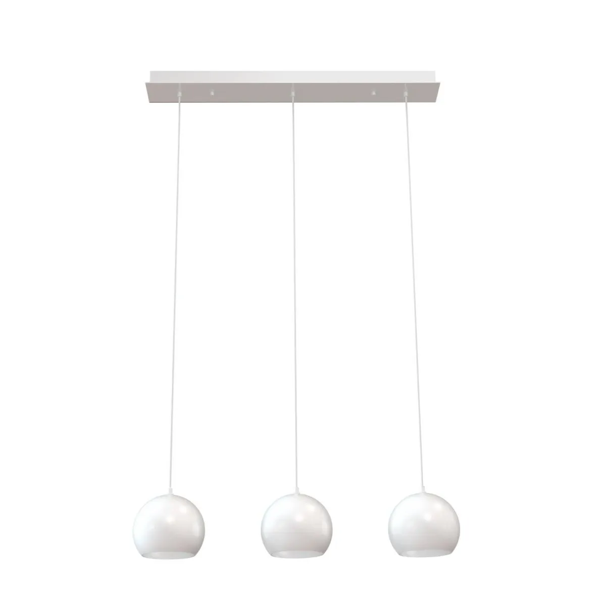 Roxy 36 in. 3 Lights Pendant Light White Finish