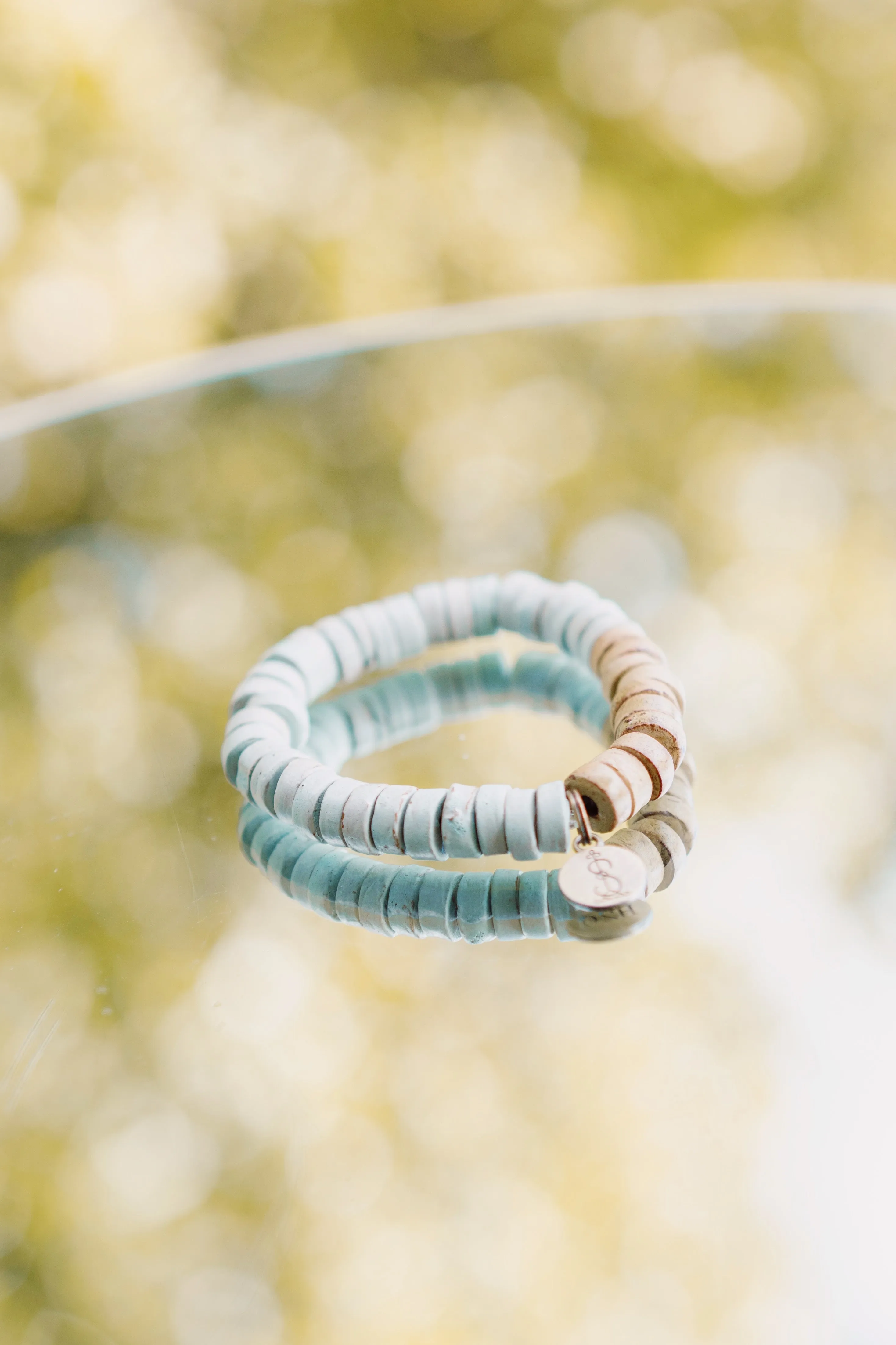 Seafoam Coral Candy Bracelet