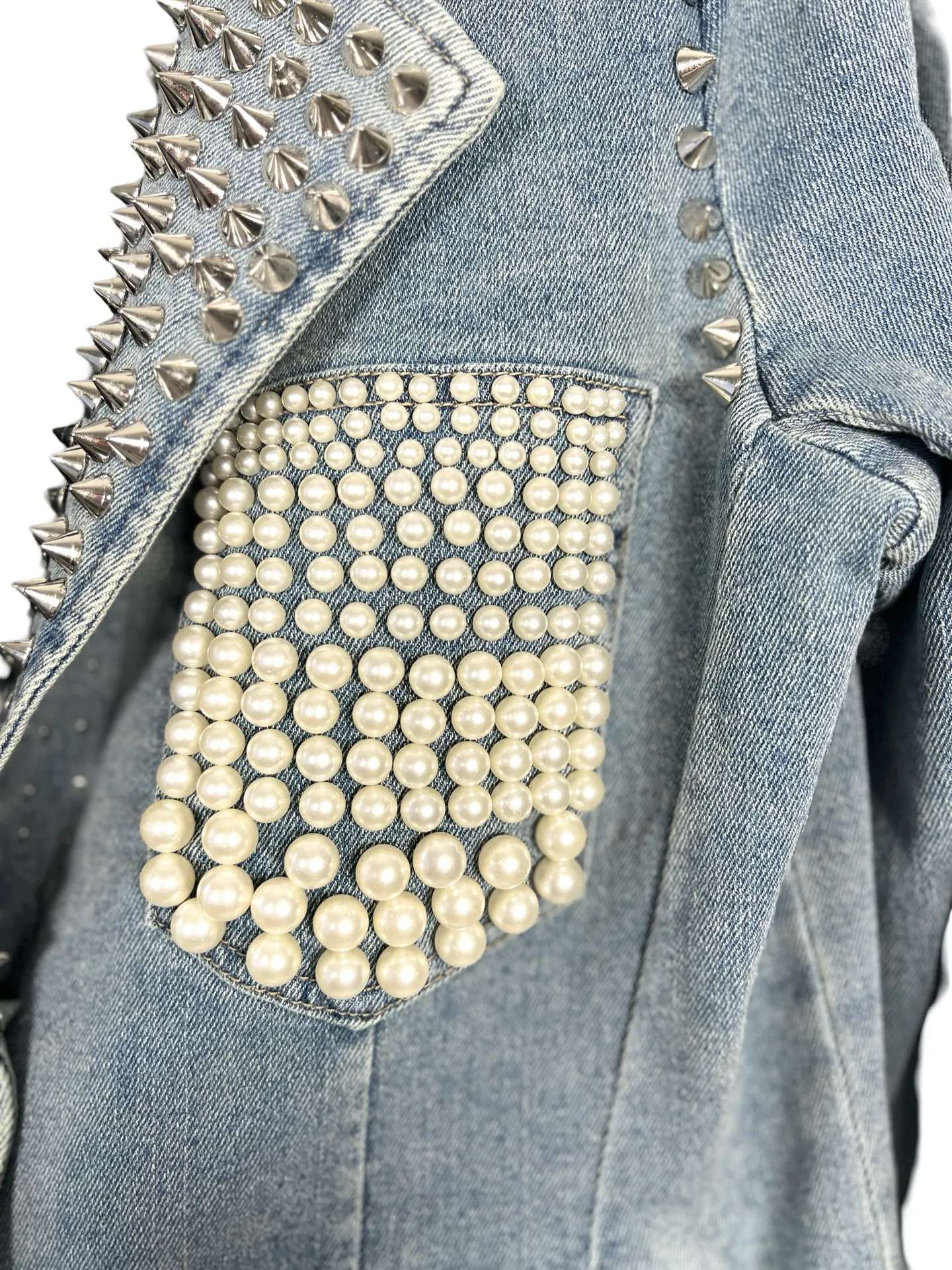 Studded Pearl Blazer