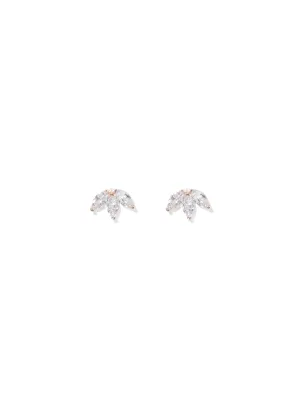 Taylor Cubic Zirconia Triple Stud Earrings