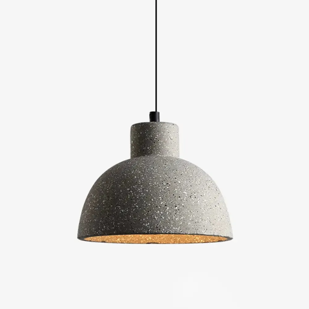 Terrazzo Geometric Pendant Light for Dining Room - Minimalistic 1-Light Suspension