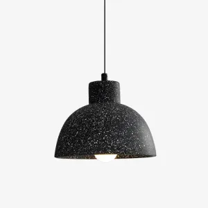 Terrazzo Geometric Pendant Light for Dining Room - Minimalistic 1-Light Suspension