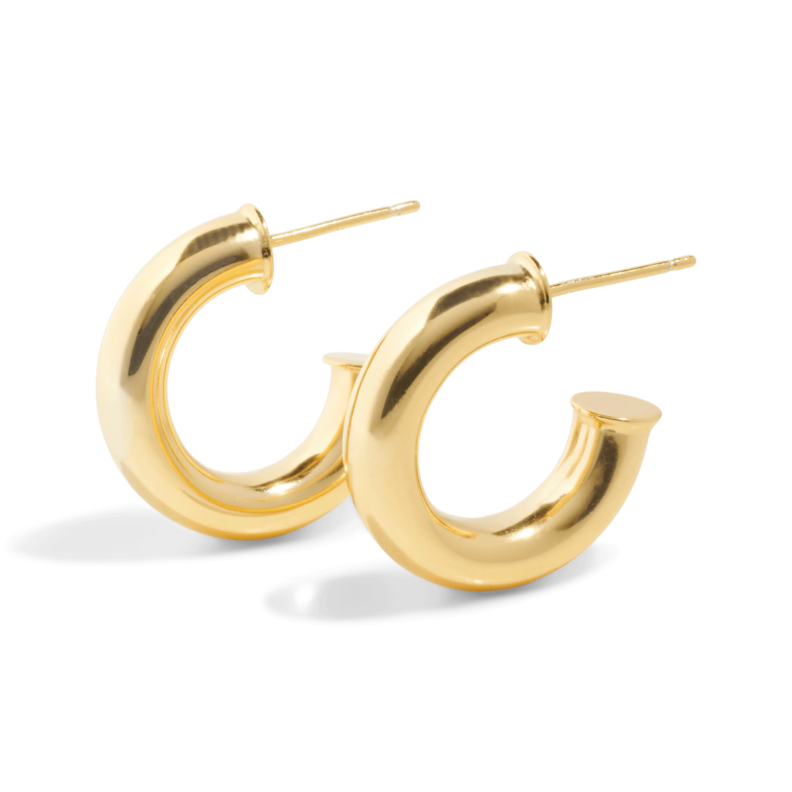 THE KENDAL HOOP SMALL - 18k gold plated