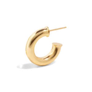 THE KENDAL HOOP SMALL - 18k gold plated