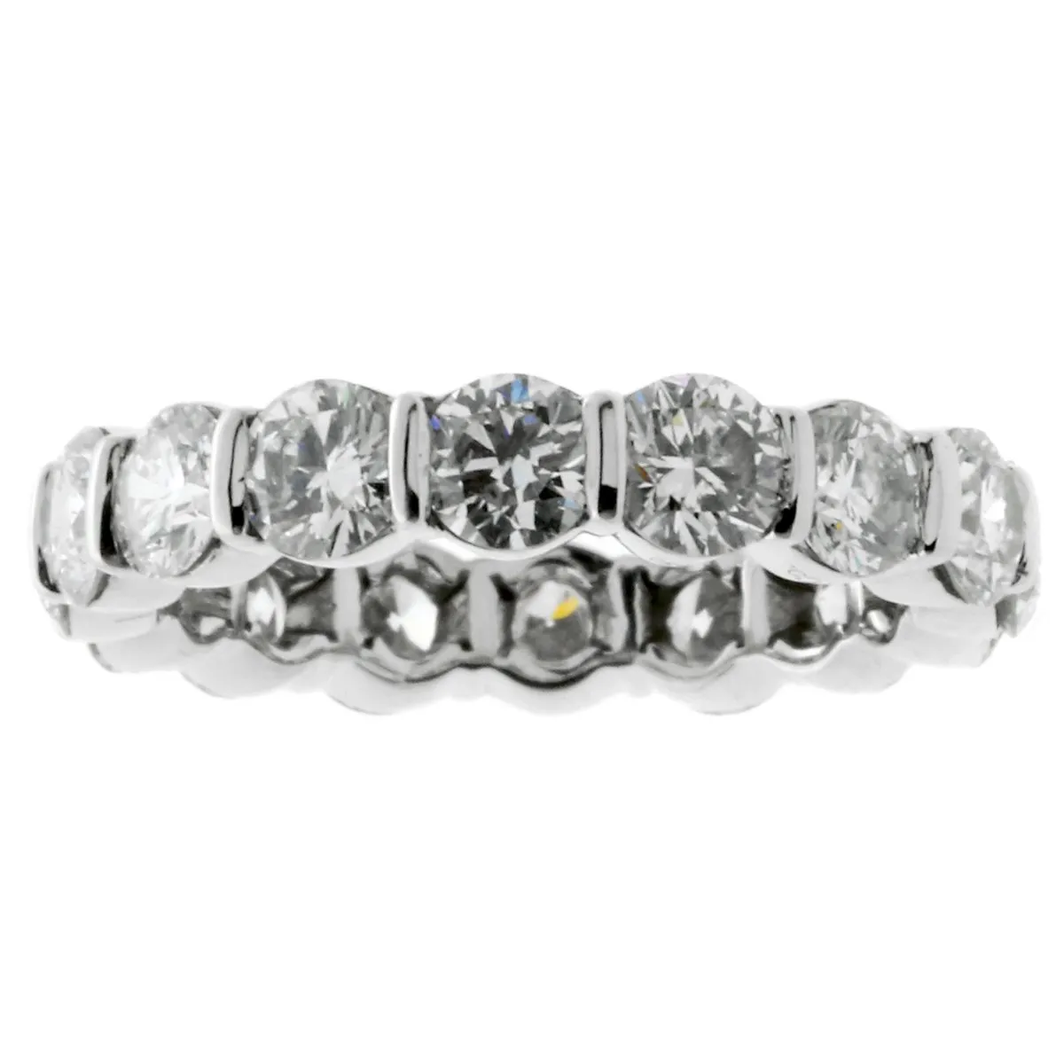 Tiffany & Co Diamond 4ct Eternity Platinum Ring