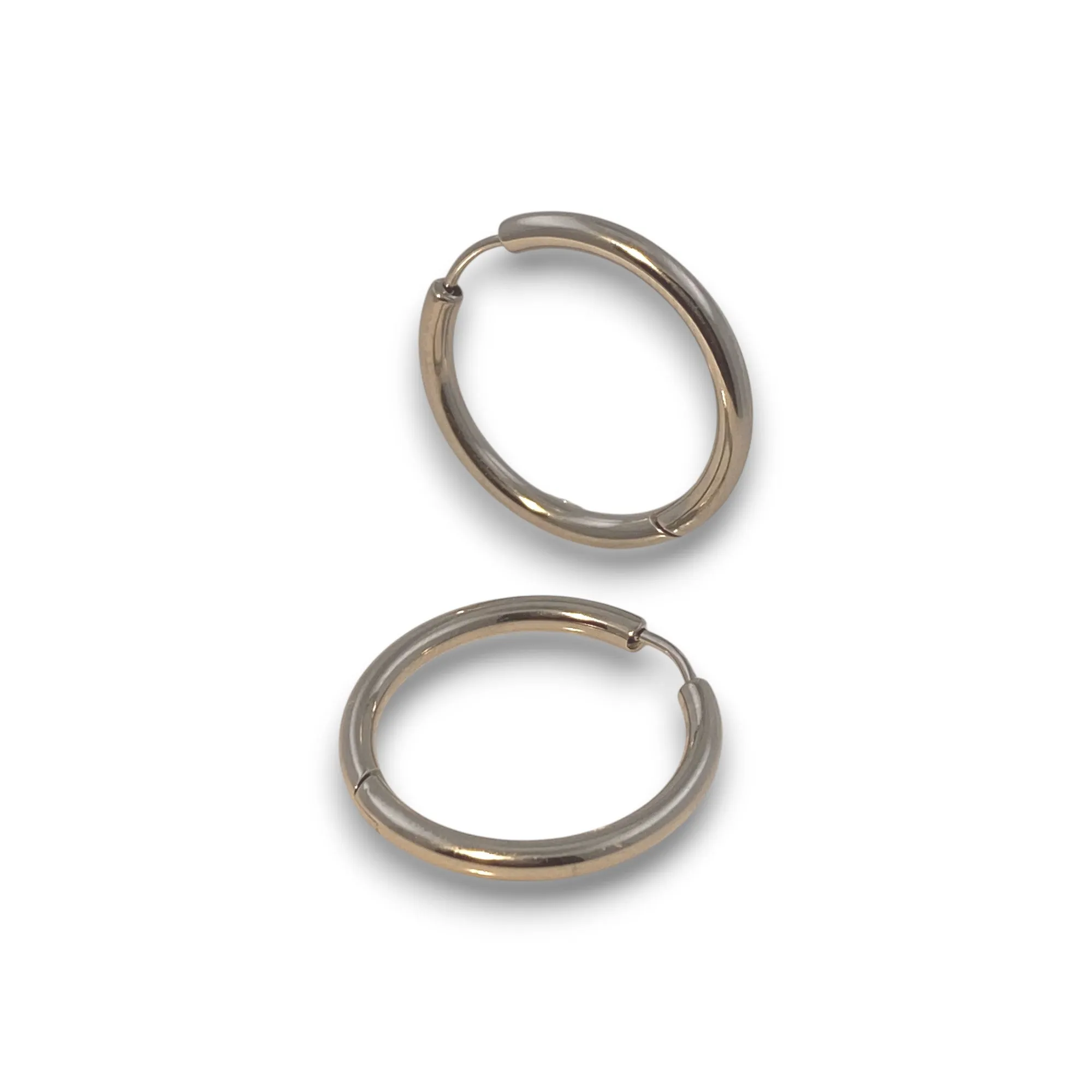 Titanium Hoops 25mm