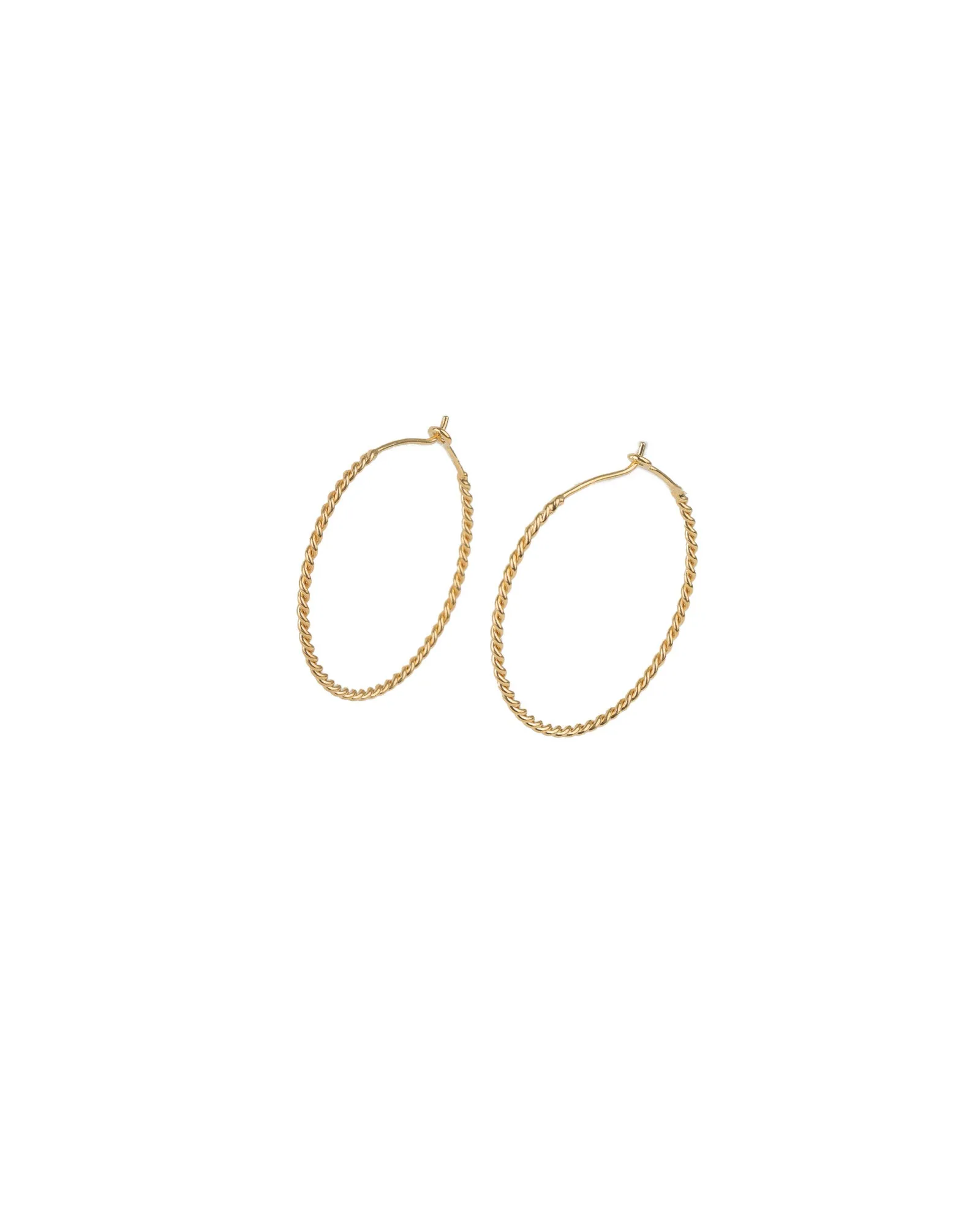 Twisted Hoops | 40mm