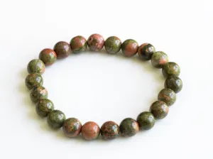 Unakite Gemstone Bracelet