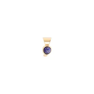 UNO DE 50 MY LAPIS LAZULI GOLD CHARM