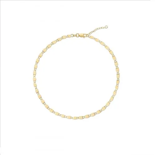 Valentino Chain Anklet | 10k Yellow Gold