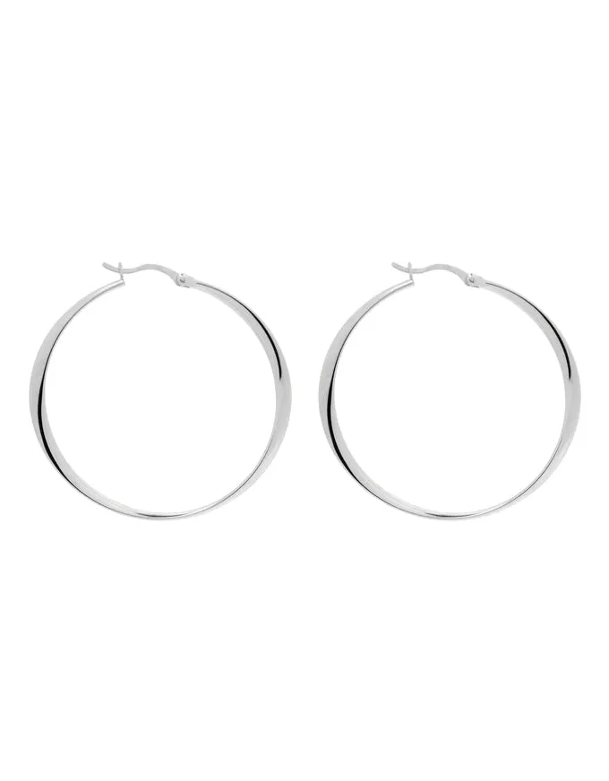 Vespa Hoop Earring Silver