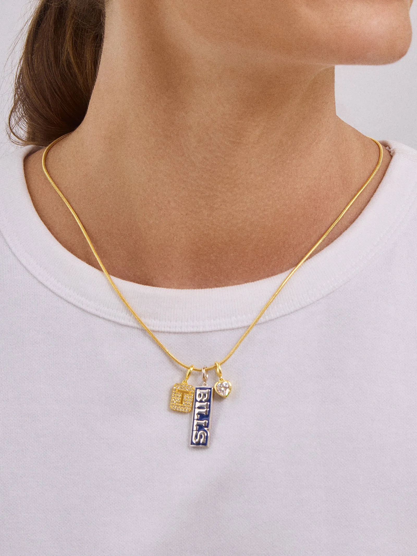 WEAR By Erin Andrews x BaubleBar Buffalo Bills Cluster Charm - Buffalo Bills