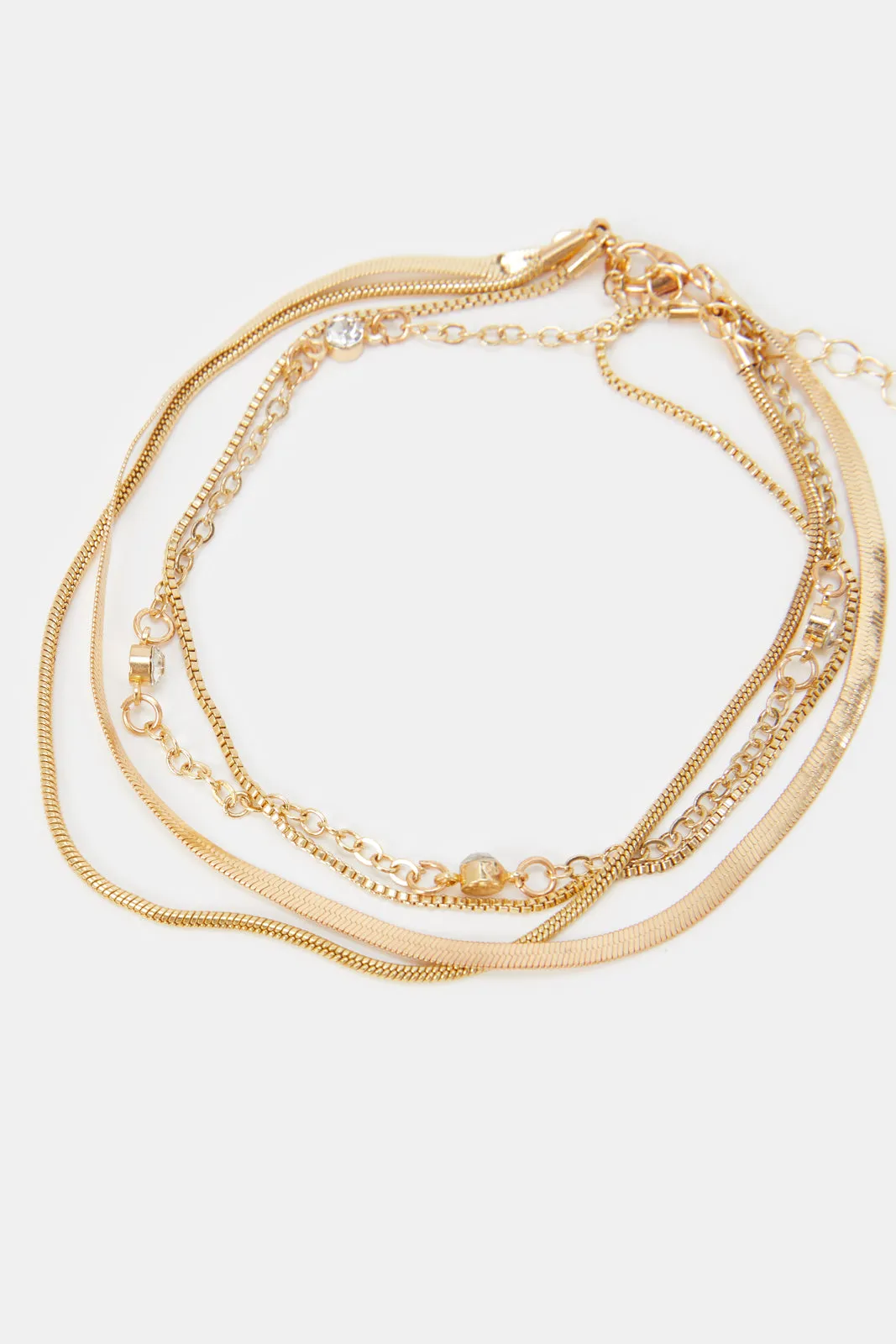 Women Gold Layered Anklet